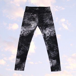 Marble Pattern Athletic Leggings